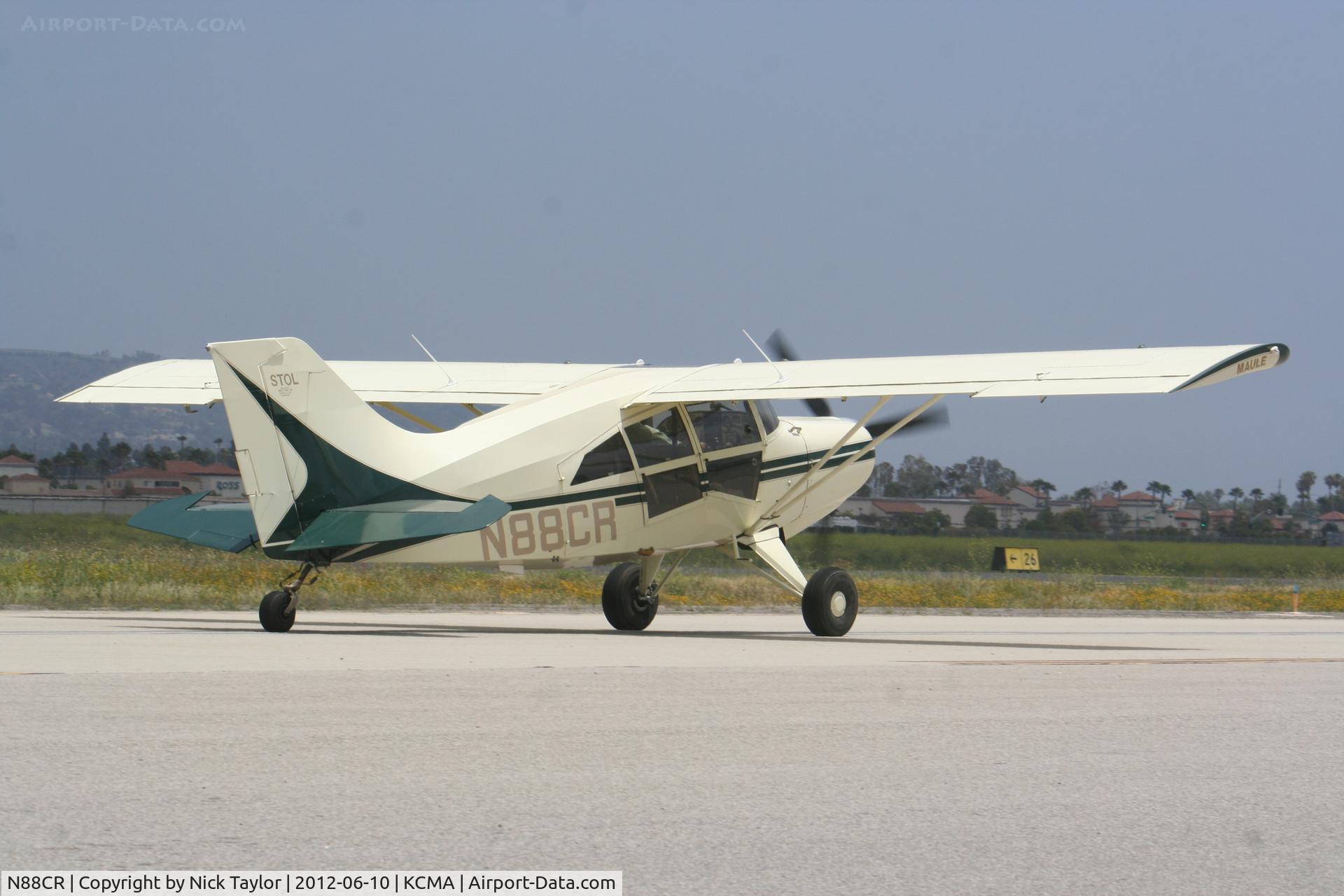 N88CR, 1988 Maule MX-7-235 Star Rocket C/N 4051C, Taxiing