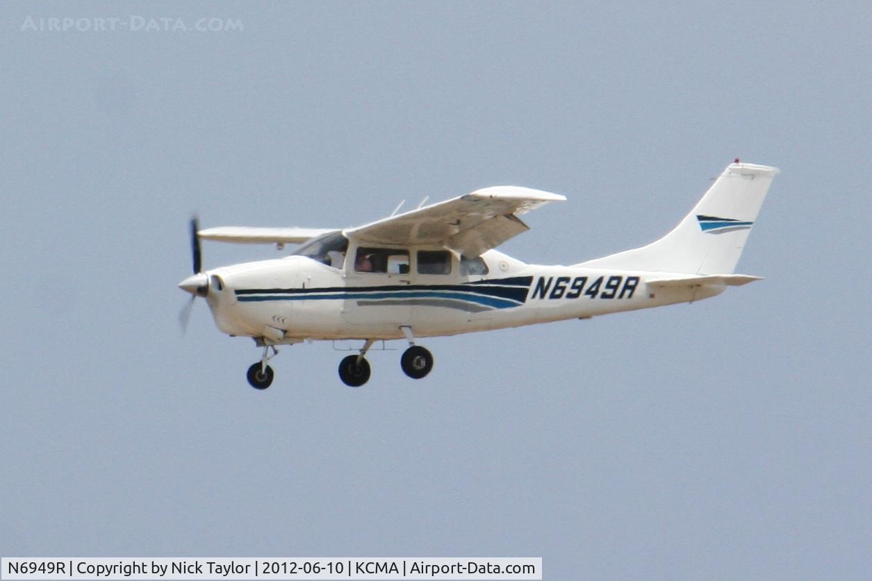 N6949R, 1968 Cessna T210H Turbo Centurion C/N T210-0349, Landing 26