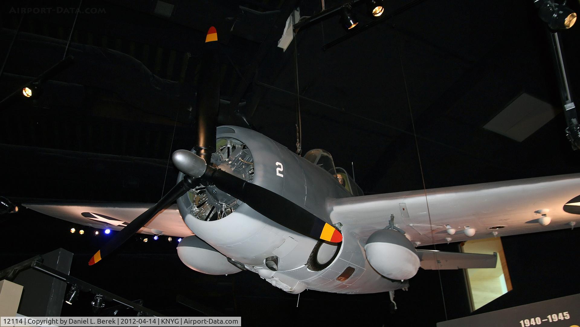 12114, Grumman F4F-4 Martlet IV C/N 3809, This rare USMC Wildcat is part of the National Museum of the Marine Corps, Quantico.
