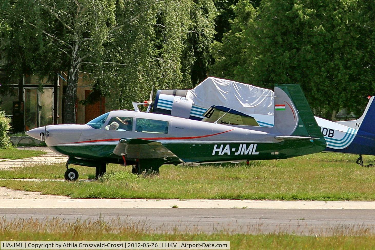 HA-JML, 1978 Mooney M20J 201 C/N 24-0586, Kaposujlak Airport - Hungary