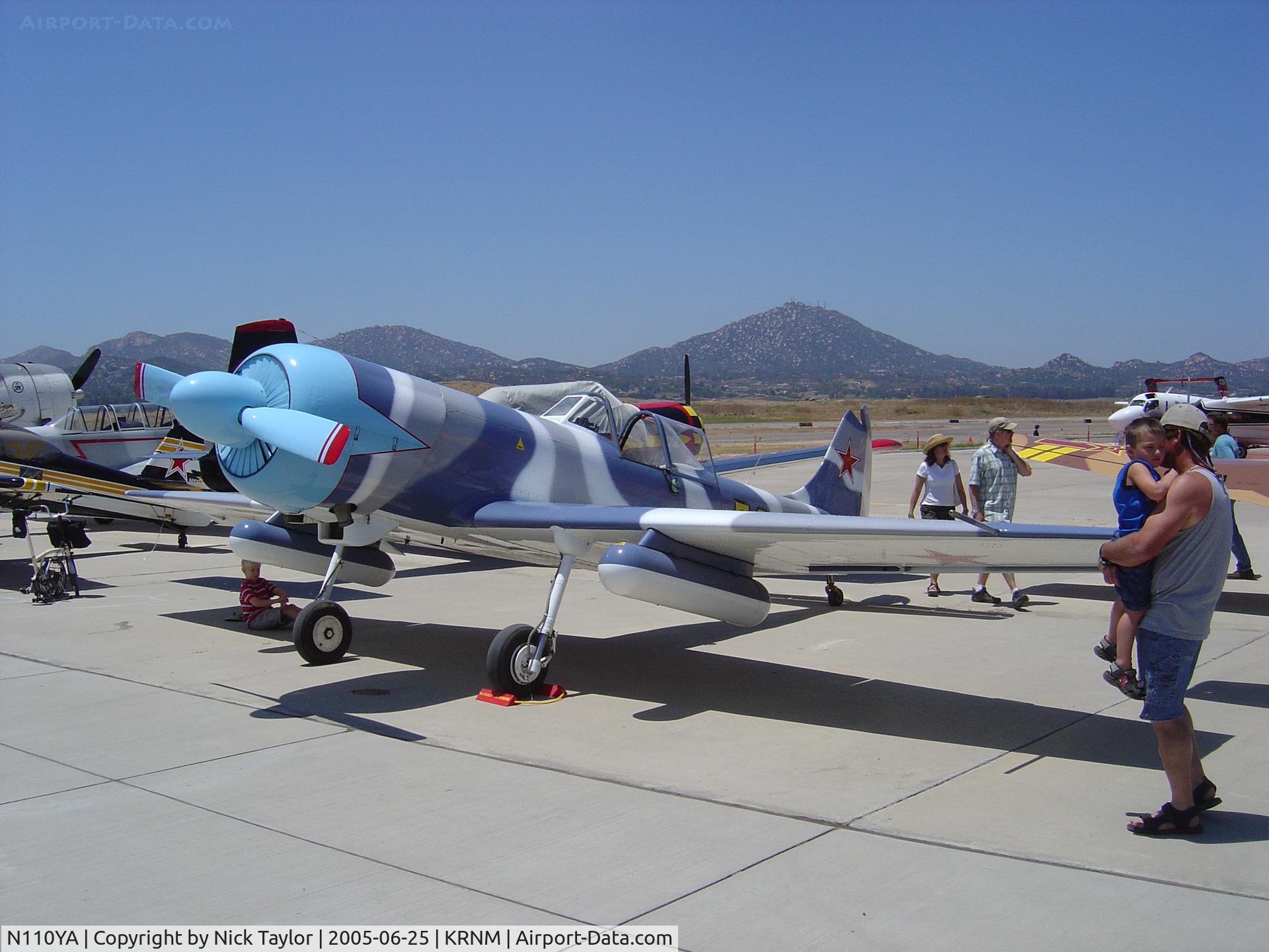 N110YA, 1986 Yakovlev Yak-50 C/N 863110, YAK-50 on display