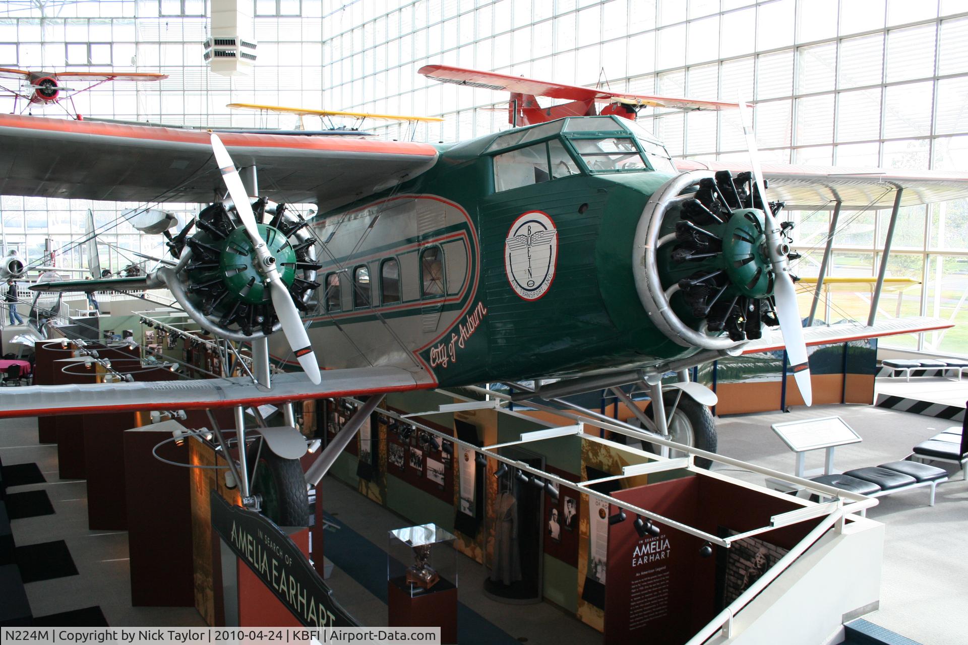 N224M, 1929 Boeing 80A-1 C/N 1082, Seattle Museum of Flight
