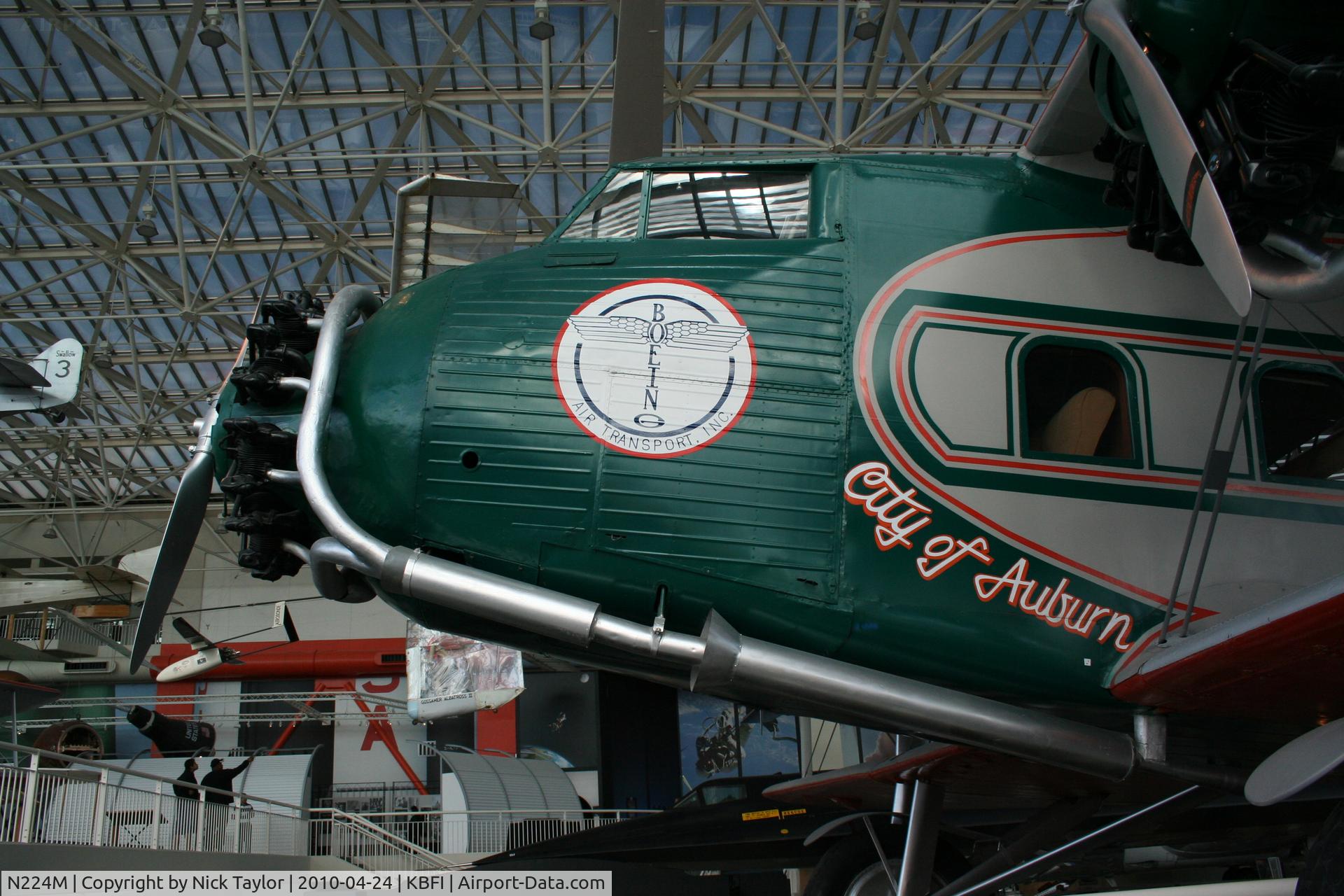 N224M, 1929 Boeing 80A-1 C/N 1082, Seattle Museum of Flight