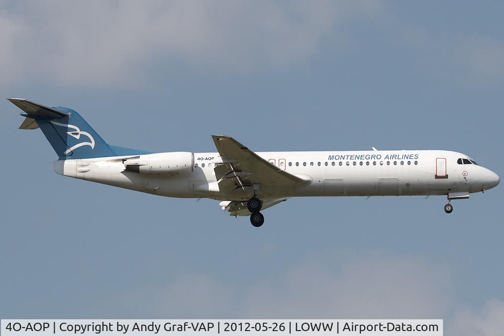 4O-AOP, 1991 Fokker 100 (F-28-0100) C/N 11332, Montenegro Airlines F100