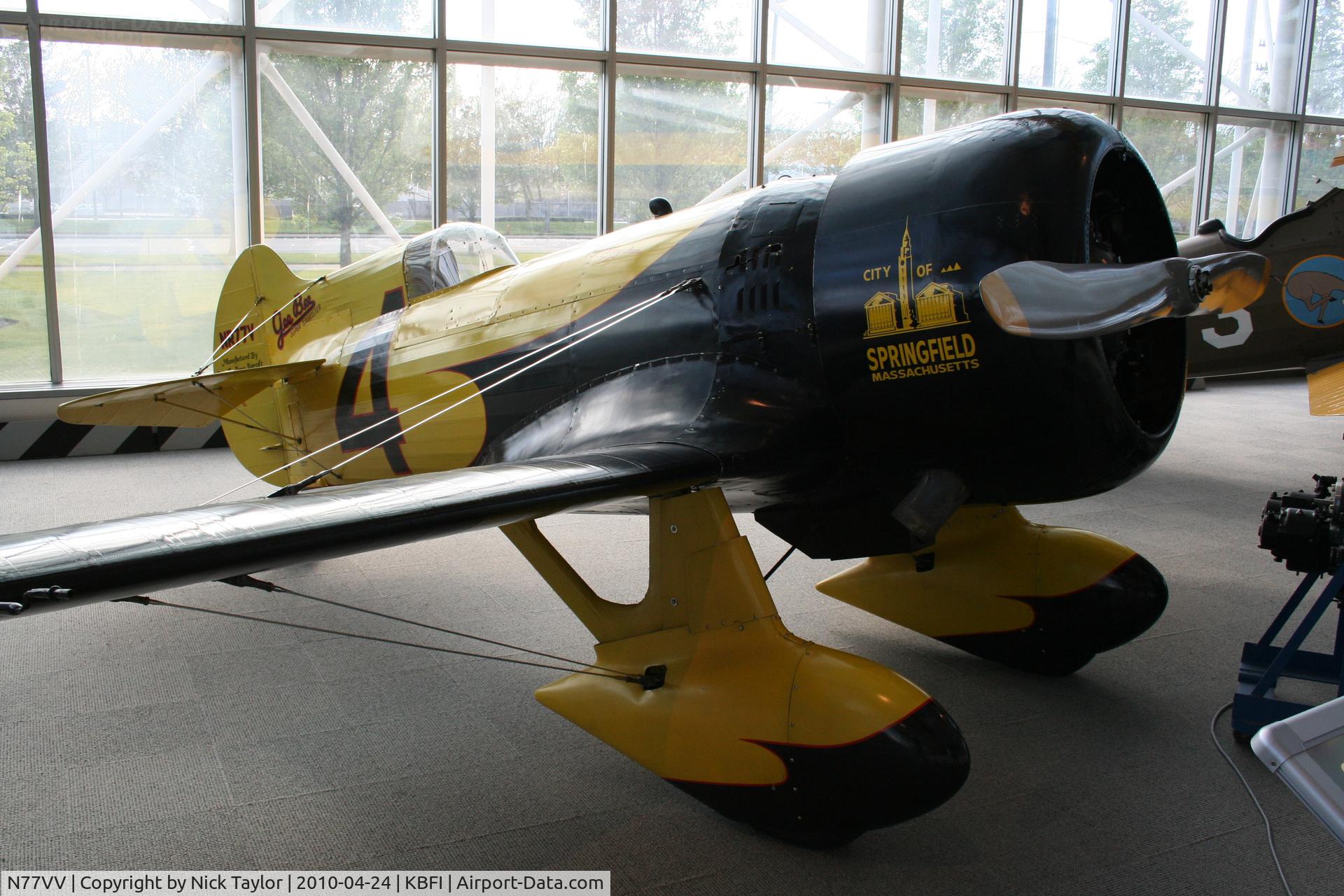 N77VV, 1996 Granville Brothers Gee Bee Replica Z C/N T4, Gee Bee replica from the movie 