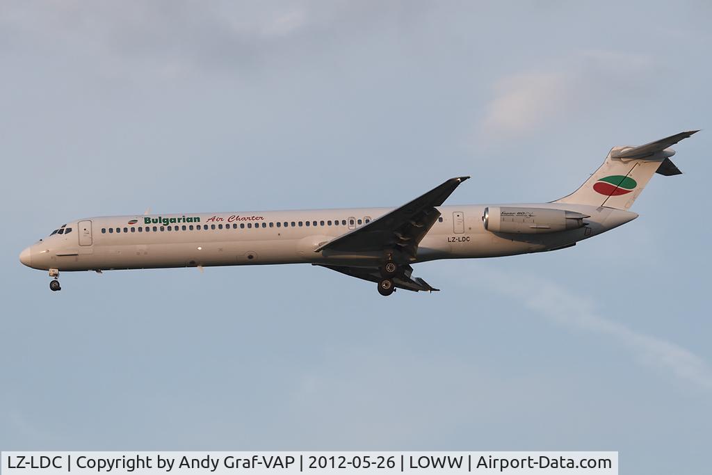 LZ-LDC, 1986 McDonnell Douglas MD-82 (DC-9-82) C/N 49217, Bulgarian Air Charter MD80