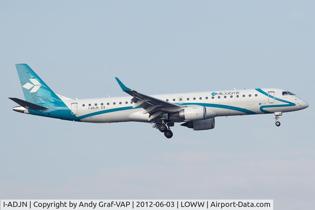 I-ADJN, 2009 Embraer 195LR (ERJ-190-200LR) C/N 19000270, Air Dolomiti EMB190