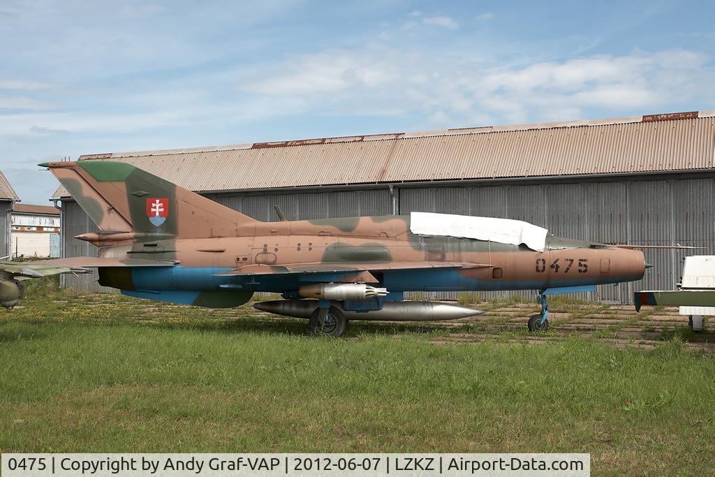 0475, Mikoyan-Gurevich MiG-21UM C/N 04695175, Slovak AF MIG21