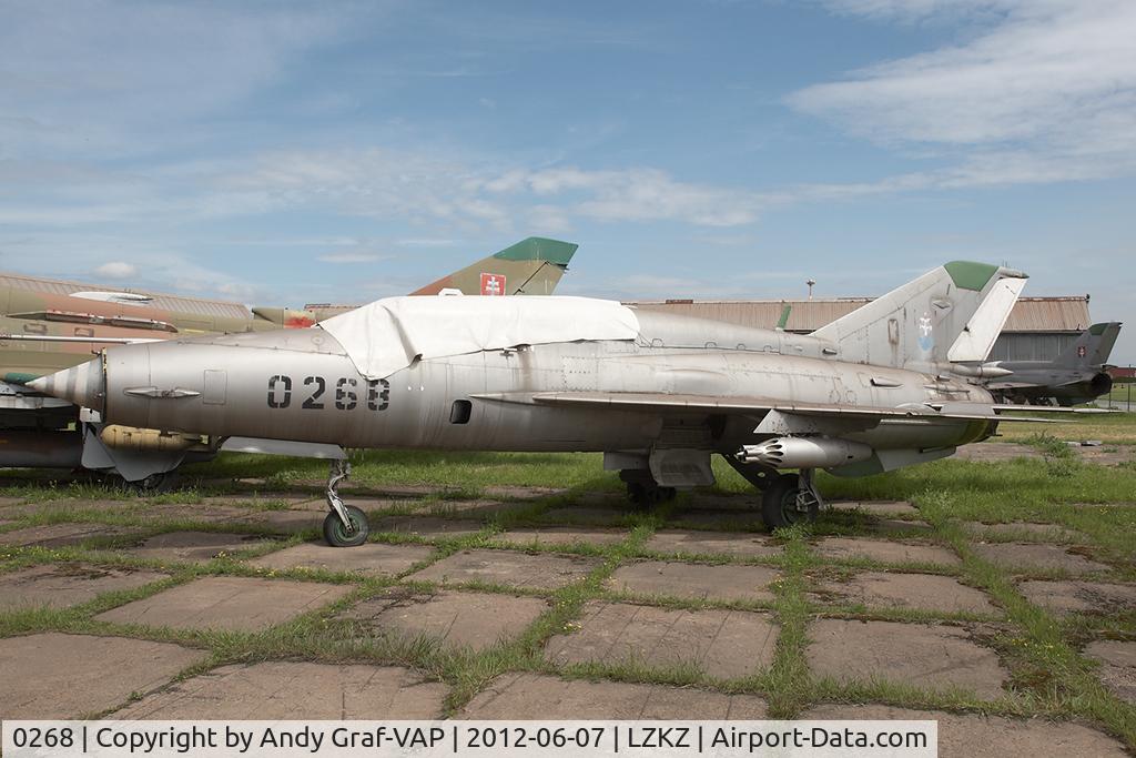 0268, Mikoyan-Gurevich MiG-21UM C/N 02695168, Slovak AF MIG21