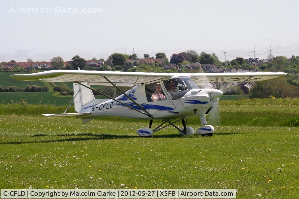 G-CFLD, 2008 Comco Ikarus C42 FB80 C/N 0807-6982, Ikarus C42 FB80, Fishburn Airfield, May 2012.