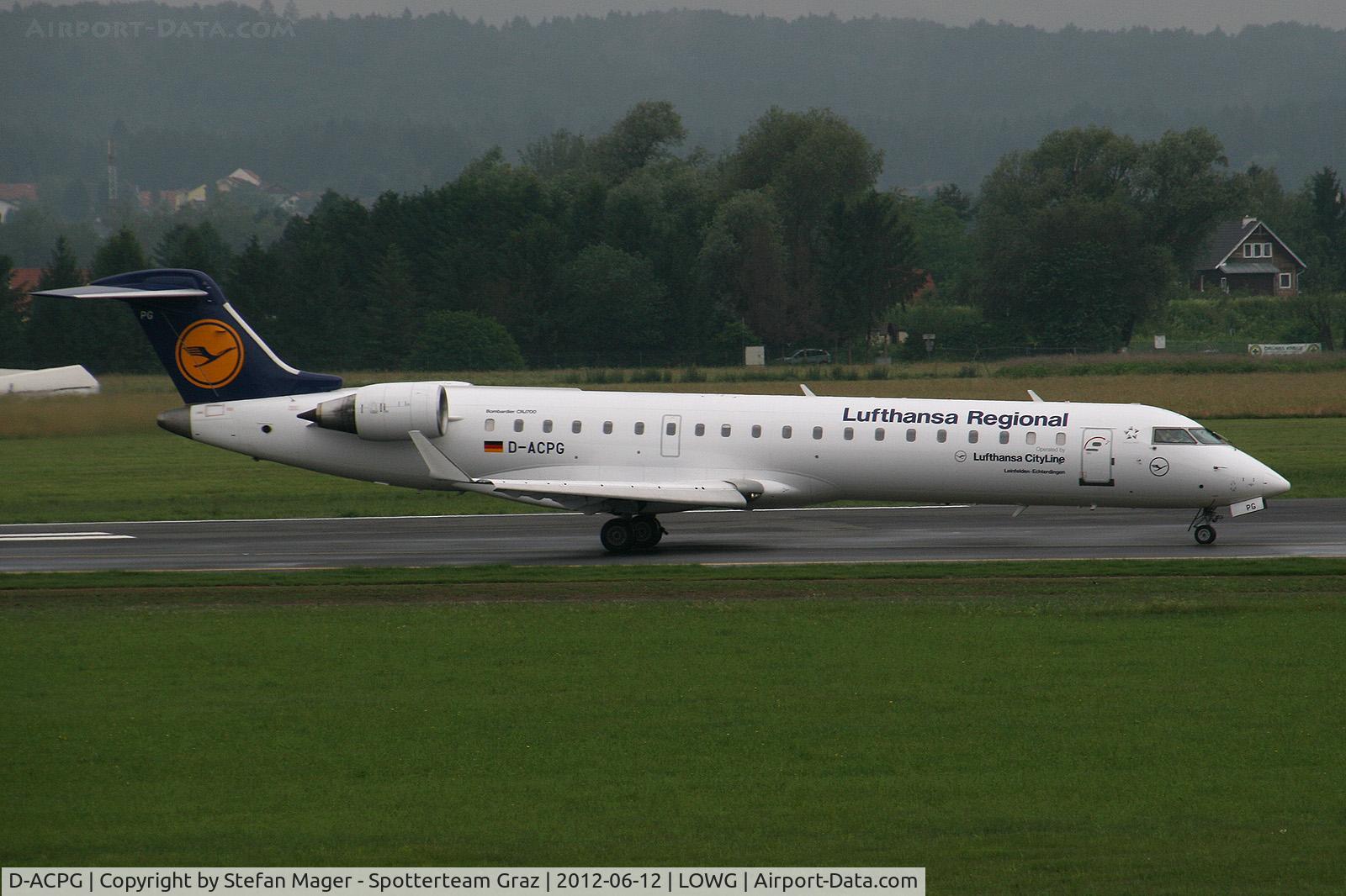 D-ACPG, 2002 Canadair CRJ-701ER (CL-600-2C10) Regional Jet C/N 10034, Lufthansa CRJ-700 @GRZ