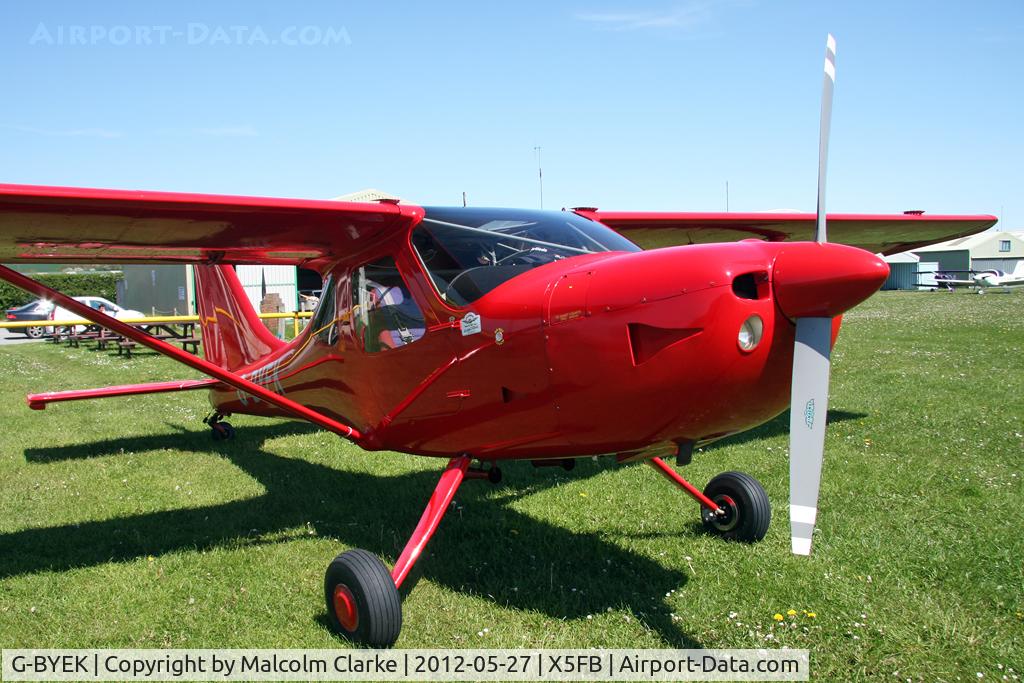 G-BYEK, 2000 Stoddard-Hamilton GlaStar GS-1 C/N PFA 295-13087, Stoddard-Hamilton Glastar, Fishburn Airfield, May 2012.