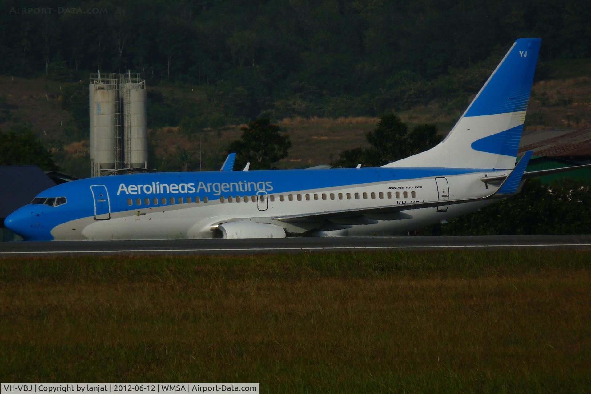VH-VBJ, 2002 Boeing 737-7Q8 C/N 30647, Compass Swing