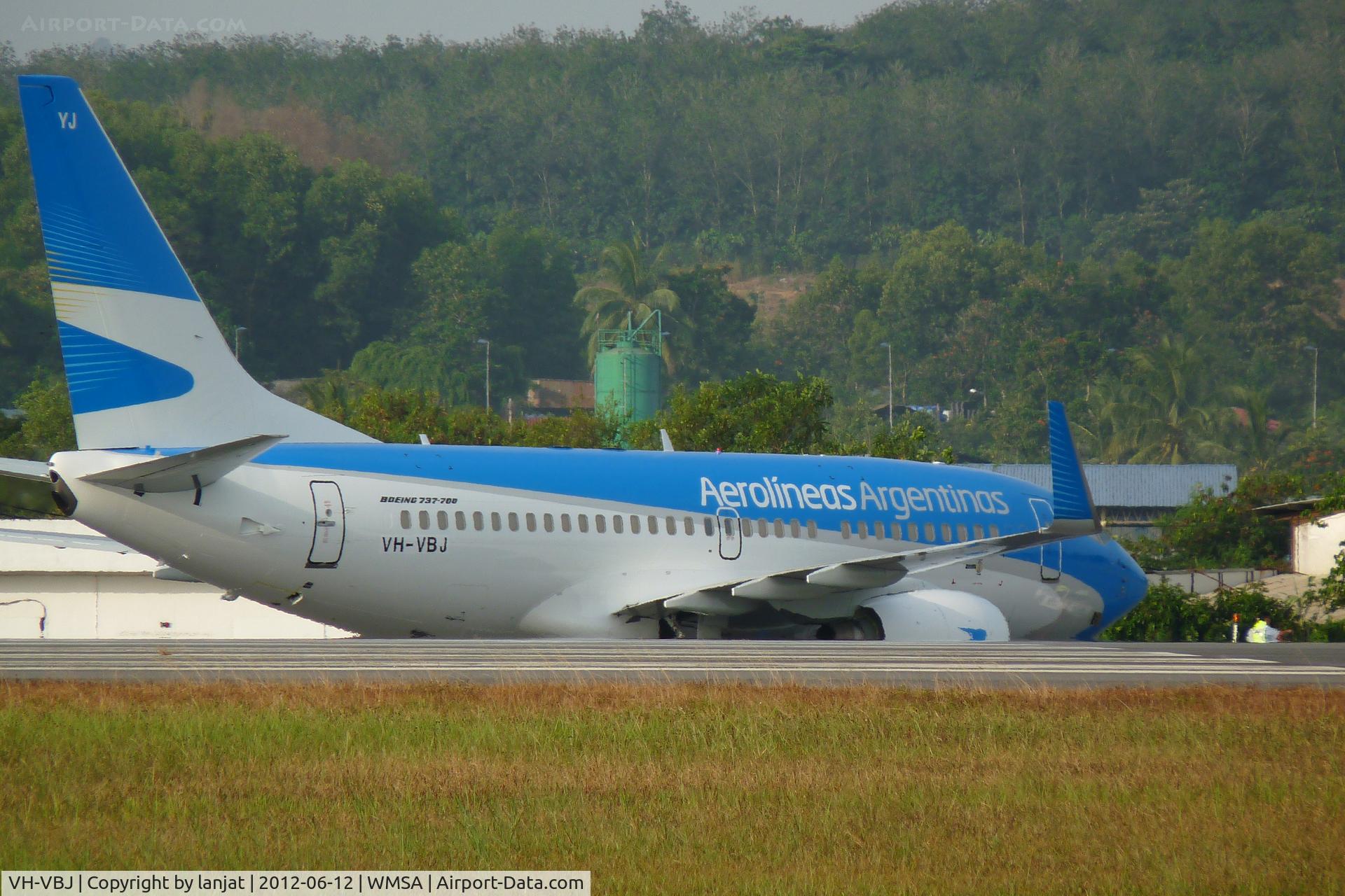 VH-VBJ, 2002 Boeing 737-7Q8 C/N 30647, Compass Swing