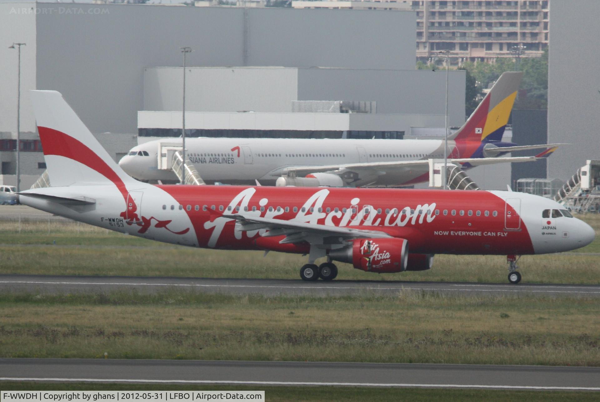 F-WWDH, 2012 Airbus A320-216 C/N 5153, to become JA01AJ
