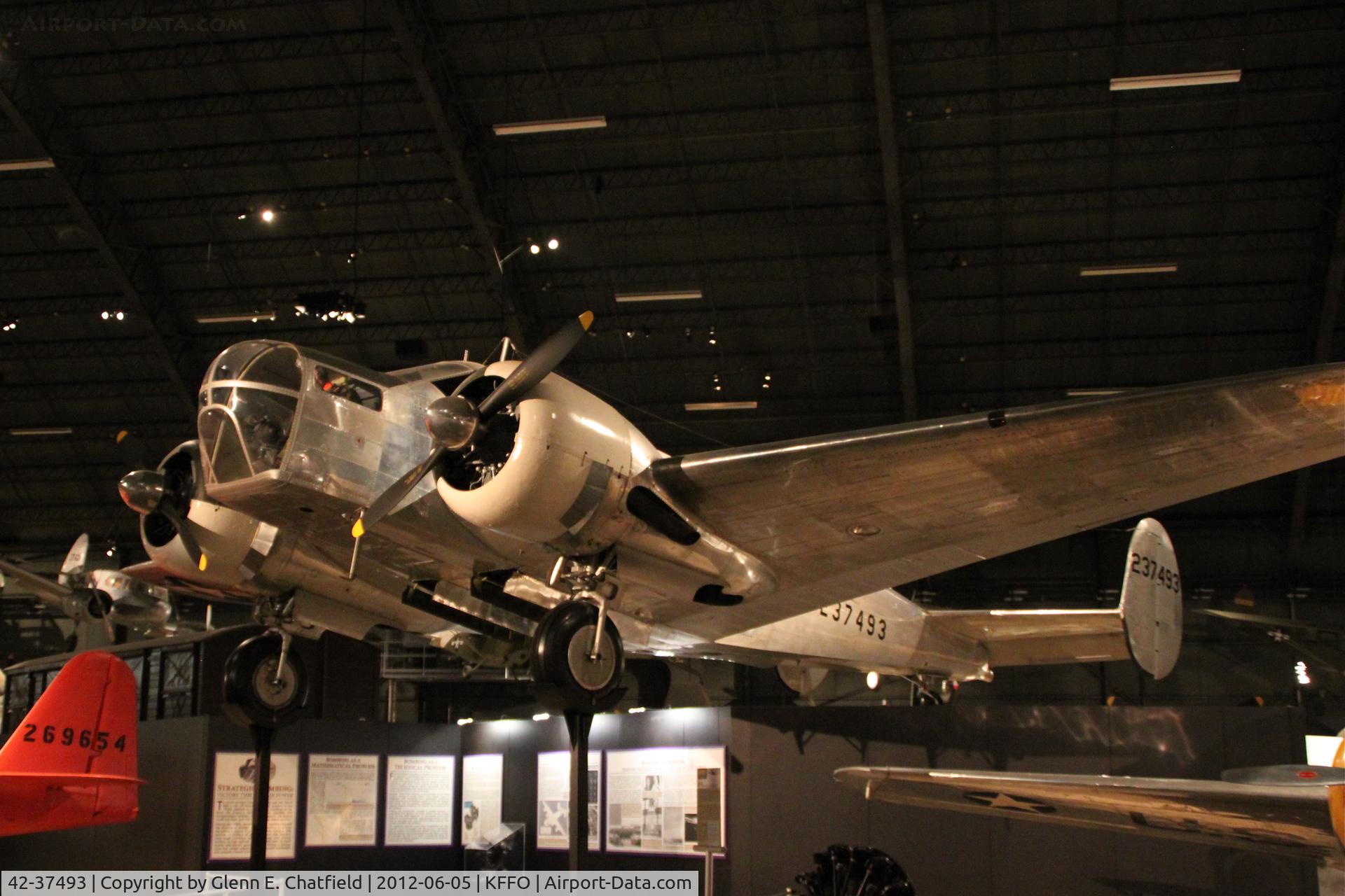 42-37493, 1942 Beech AT-11 Kansan C/N 4086, At the Air Force Museum