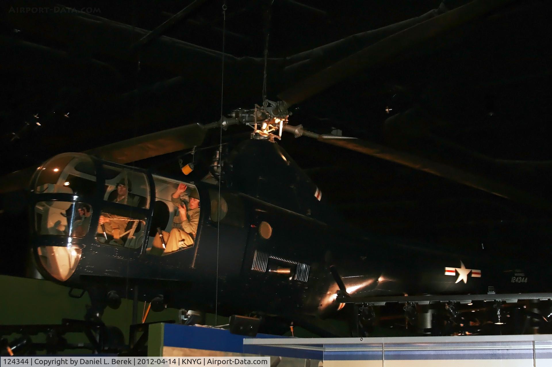 124344, 1949 Sikorsky S-51 C/N 51201, This 1949-vintage helicopter forms a fine and dramatic display at the impressive National Museum of the Marine Corps.