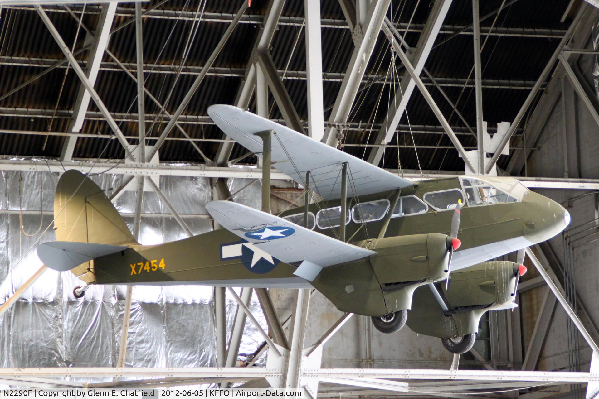 N2290F, 1944 De Havilland DH-89A Dominie/Dragon Rapide C/N 6794, At the Air Force Museum