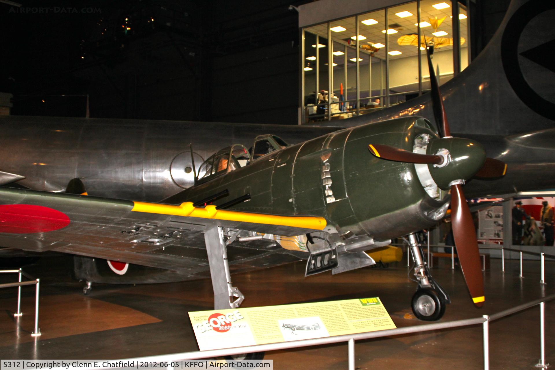 5312, Kawanishi N1K2-JA Shiden Kai C/N 5312, At the Air Force Museum