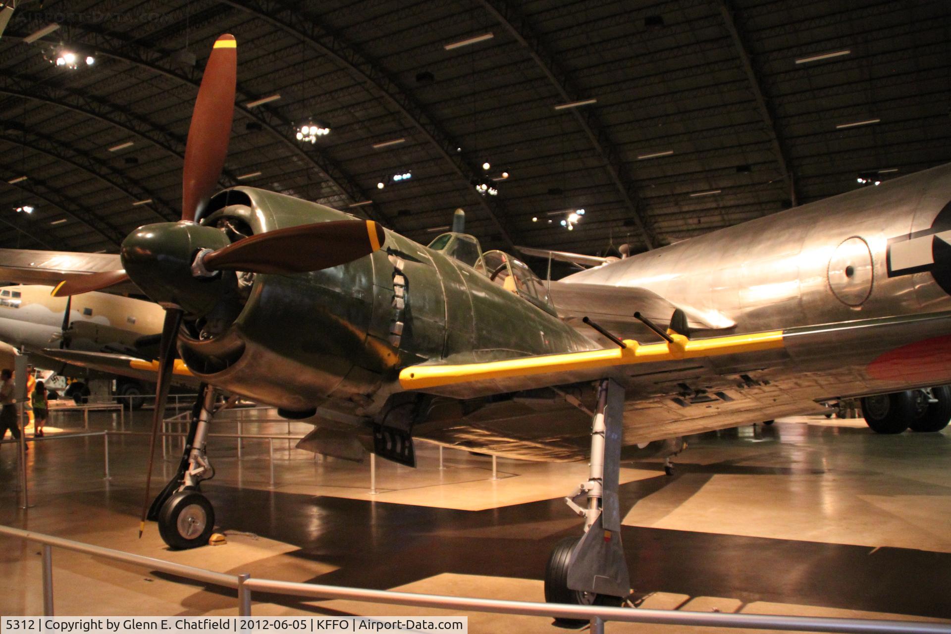5312, Kawanishi N1K2-JA Shiden Kai C/N 5312, At the Air Force Museum