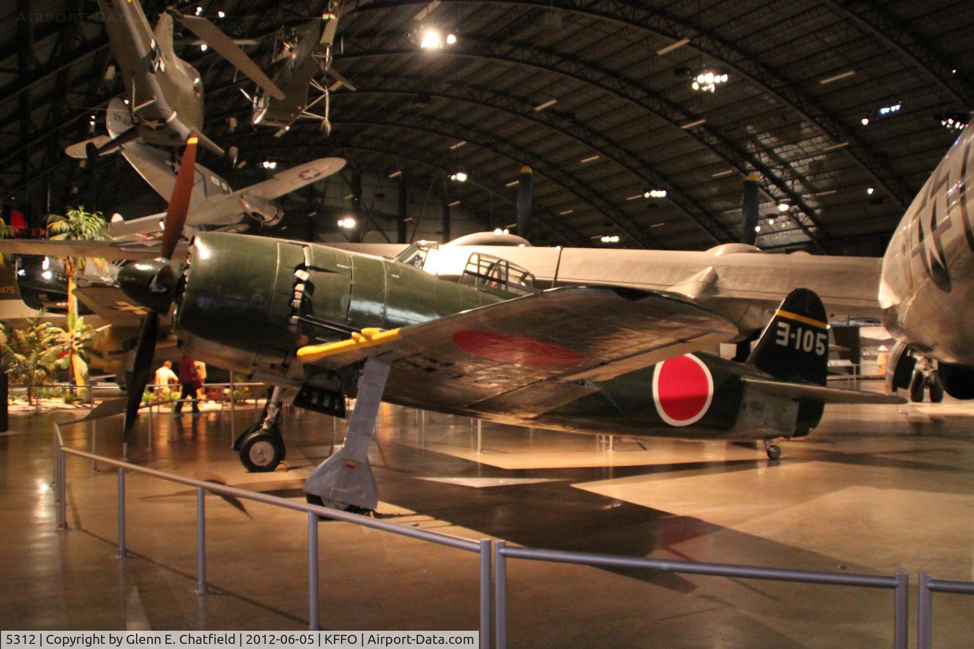5312, Kawanishi N1K2-JA Shiden Kai C/N 5312, At the Air Force Museum