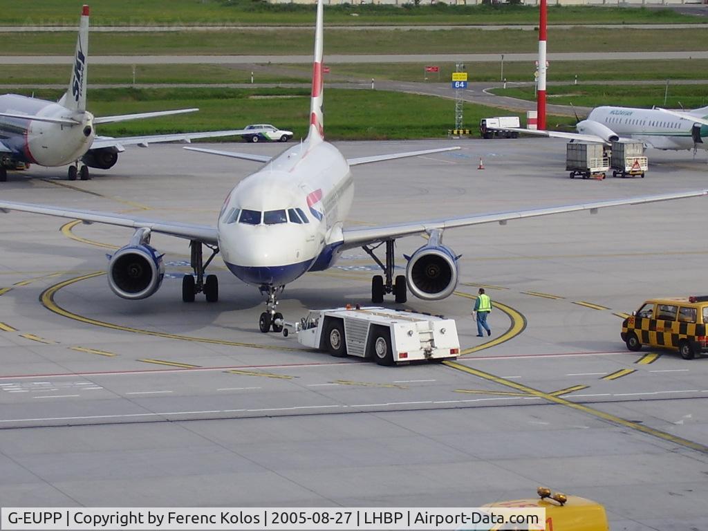 G-EUPP, 2000 Airbus A319-131 C/N 1295, Ferihegy