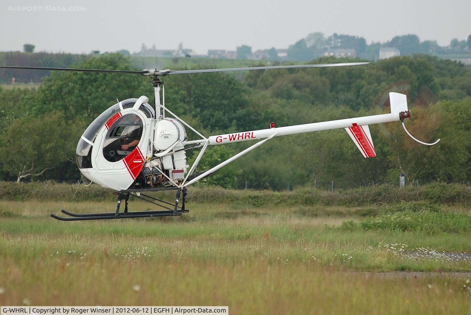 G-WHRL, 1990 Schweizer 269C-300 C/N S-1453, Visiting Schweizer 300 whirlybird.