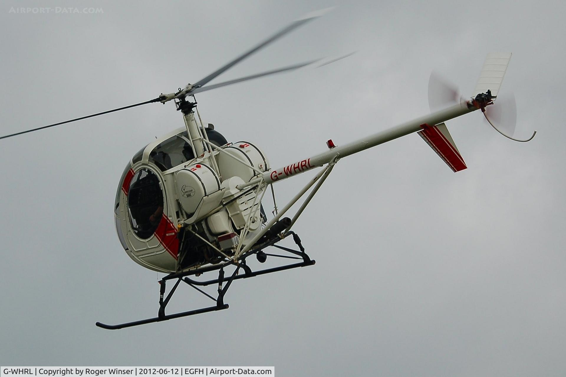 G-WHRL, 1990 Schweizer 269C-300 C/N S-1453, Visiting Schweizer 300 whirlybird.