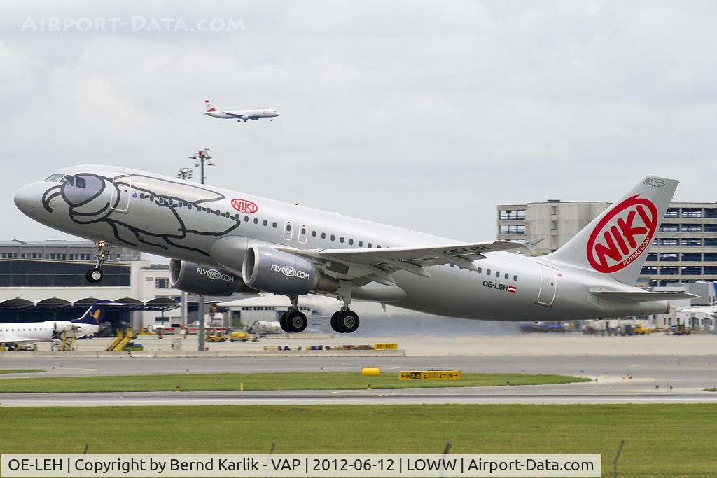 OE-LEH, 2011 Airbus A320-214 C/N 4594, Climbing out of Rwy 29