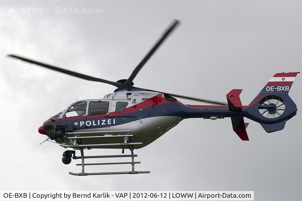 OE-BXB, 2009 Eurocopter EC-135P-2+ C/N 0783, Having a look at the guy at the airport fence :-)
