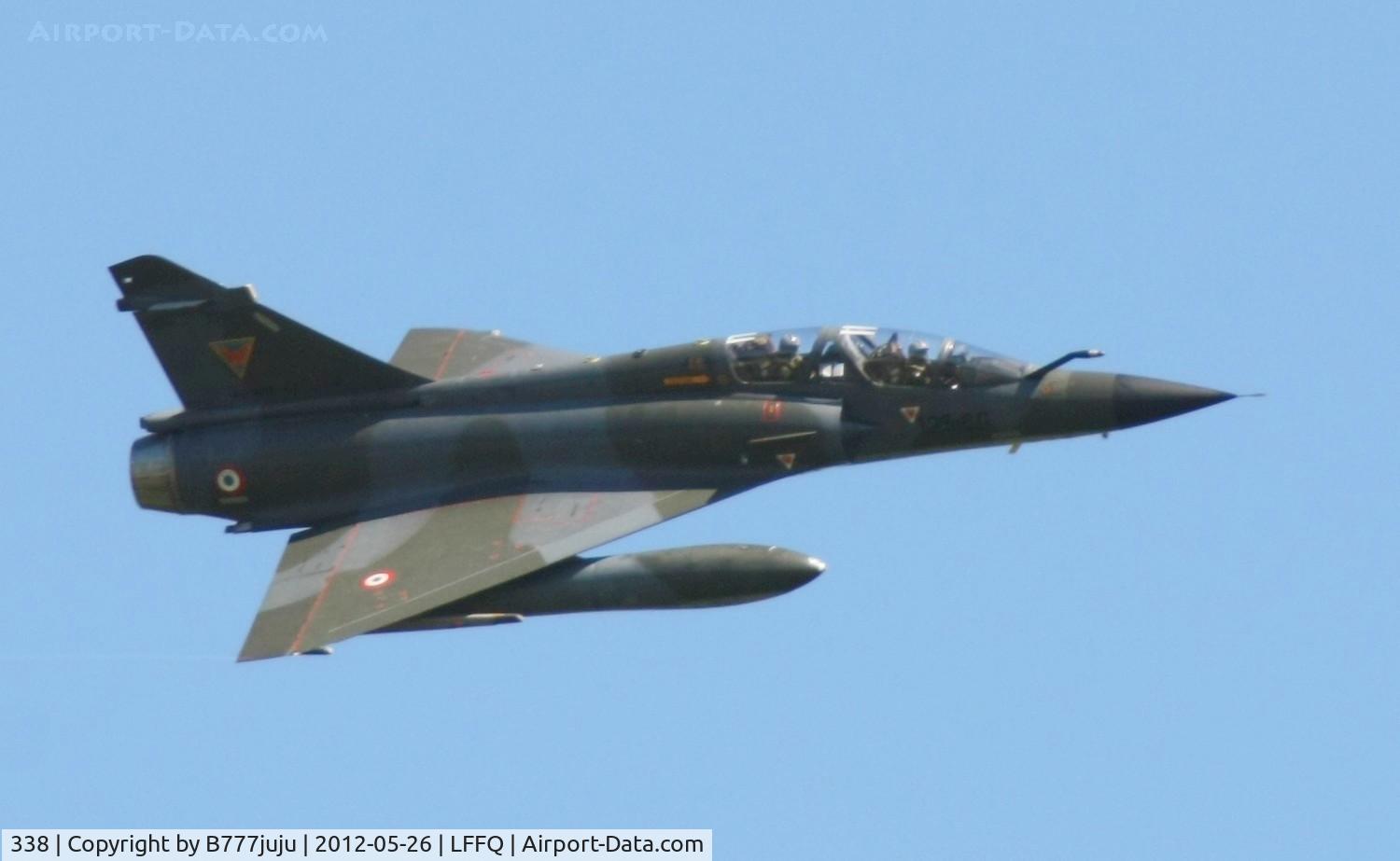 338, Dassault Mirage 2000N C/N 272, on passe at La Férté Alais 2012