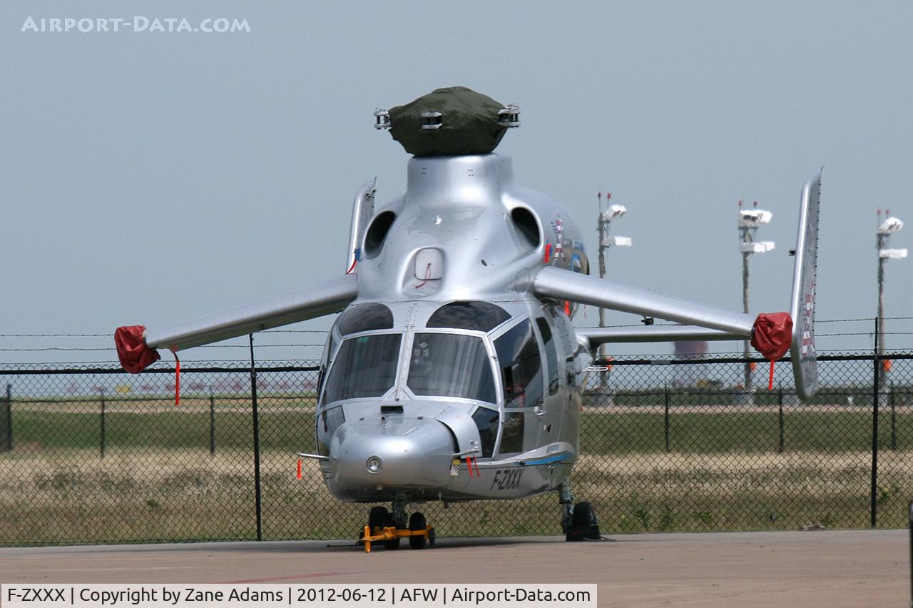 F-ZXXX, 2010 Eurocopter X3 C/N 0001, Eurocopter X3 prototype arrives in the USA.