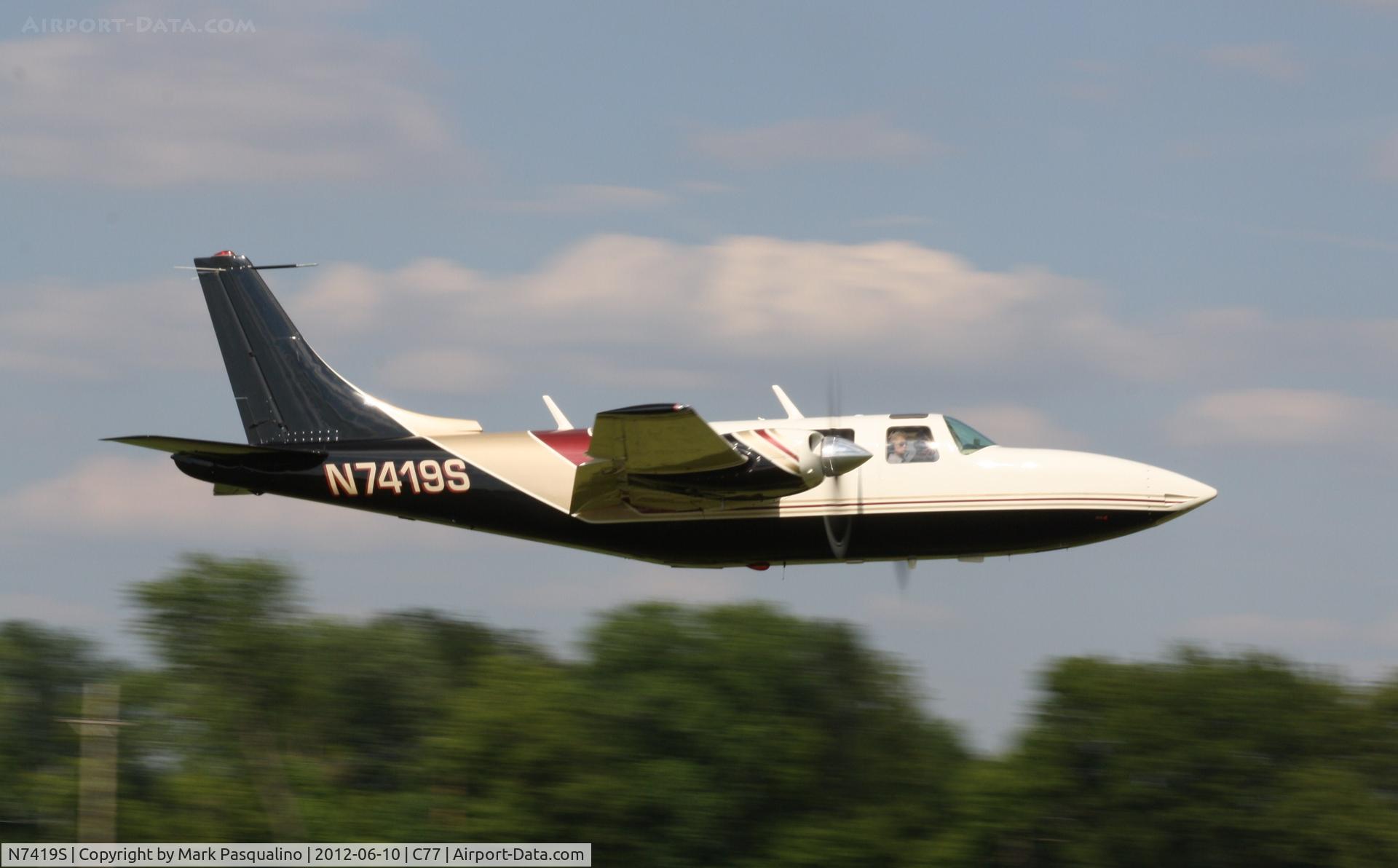 N7419S, 1969 Smith Aerostar 601P C/N 61-0004, Aerostar 601