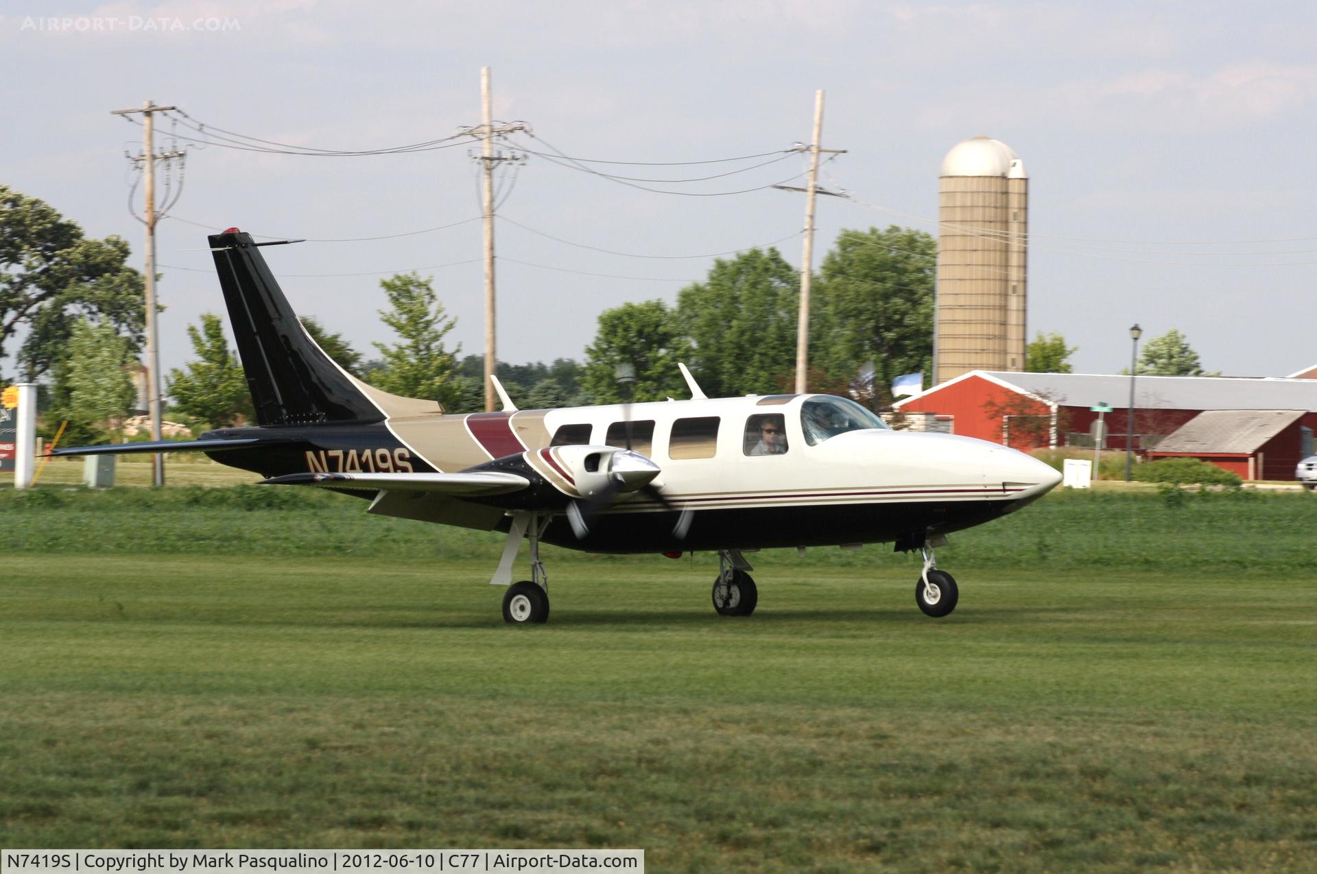 N7419S, 1969 Smith Aerostar 601P C/N 61-0004, Aerostar 601