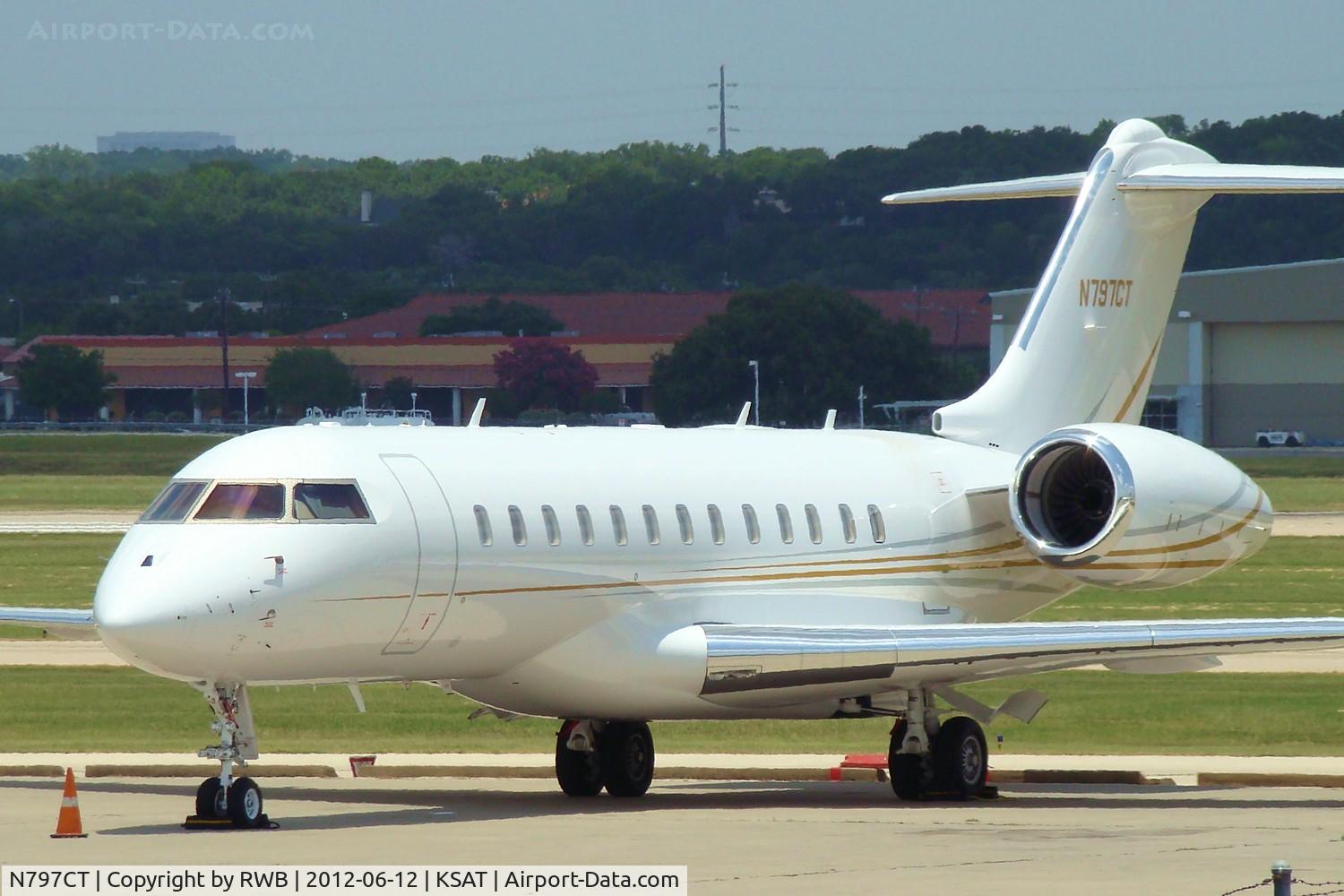 N797CT, 2011 Bombardier BD-700-1A10 Global 6000 C/N 9435, Parked