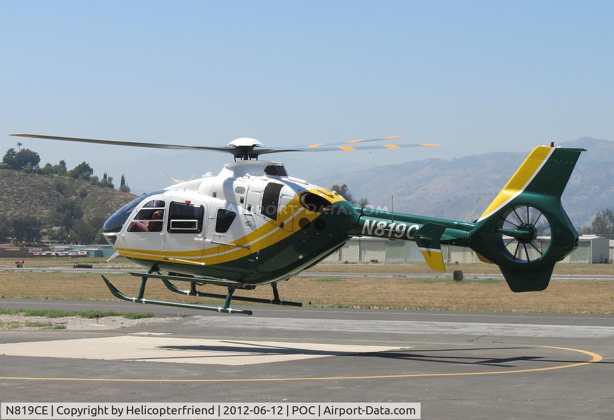 N819CE, 2007 Eurocopter EC-135P-2+ C/N 0544, Ground effect hover
