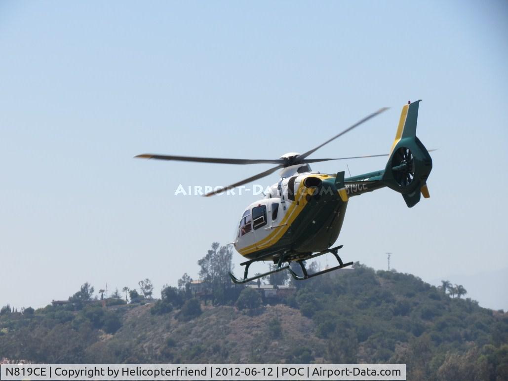 N819CE, 2007 Eurocopter EC-135P-2+ C/N 0544, Heading out westbound
