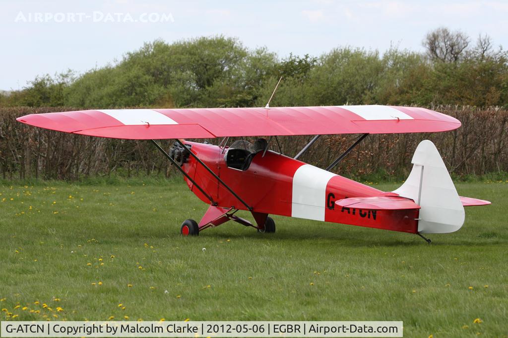 G-ATCN, 1965 Luton LA-4A Minor C/N PAL 1118, Luton 4A Minor at Breighton Airfield's 2012 May-hem Fly-In.