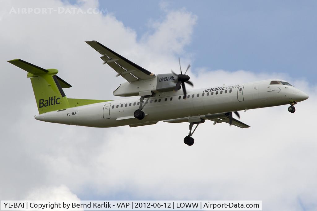 YL-BAI, 2010 De Havilland Canada DHC-8-402Q Dash 8 Dash 8 C/N 4302, Rwy 11