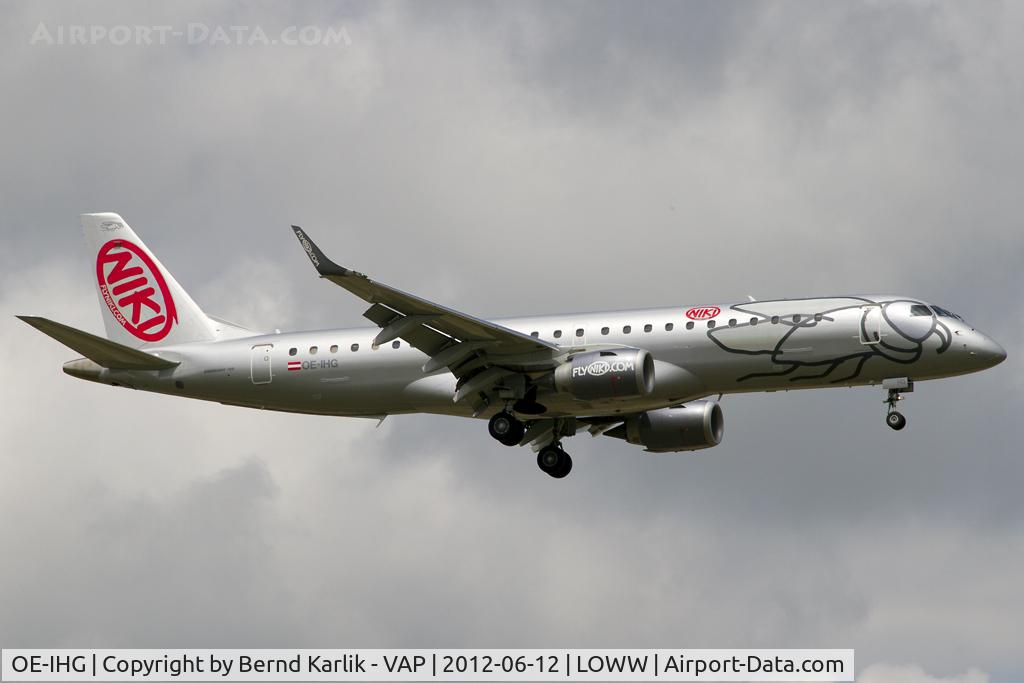 OE-IHG, 2011 Embraer 190LR (ERJ-190-100LR) C/N 19000435, Rwy 11