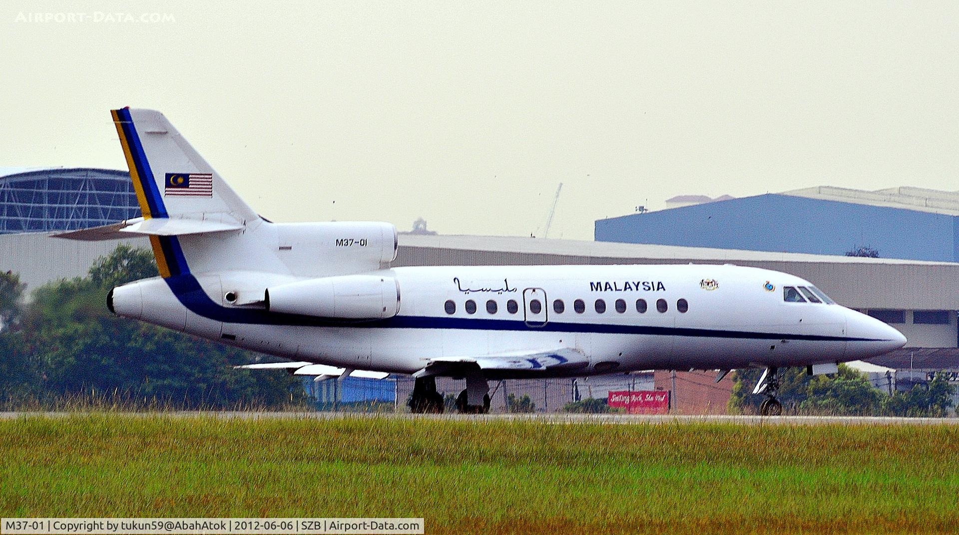 M37-01, 1989 Dassault Falcon 900 C/N 64, Royal Malaysian Air Force