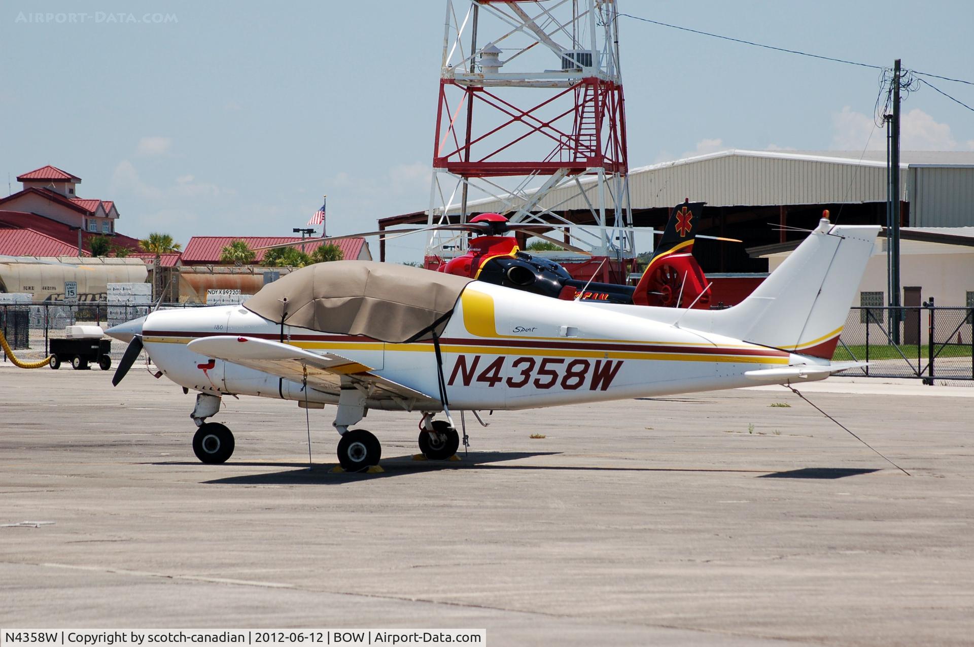N4358W, 1974 Beech B19 Sport 150 C/N MB-702, 1974 Beech B19 Sport N4358W at Bartow Municipal Airport, Bartow, FL
