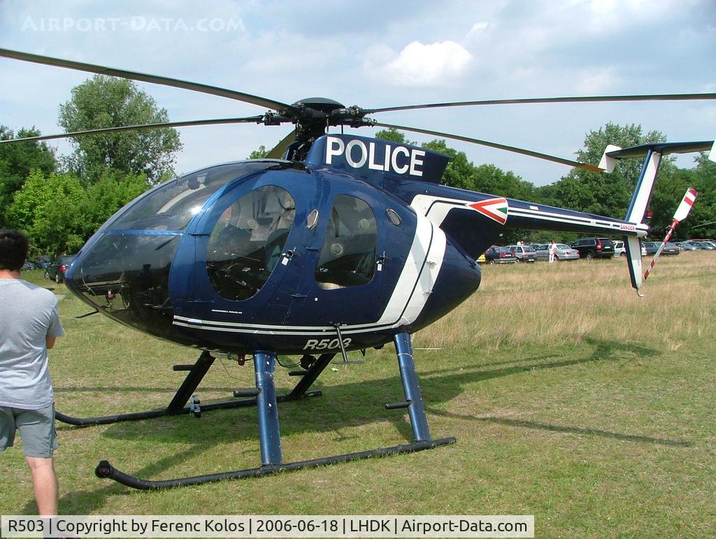 R503, 1990 McDonnell Douglas MD-500E (369E) C/N 0415E, Dunakeszi