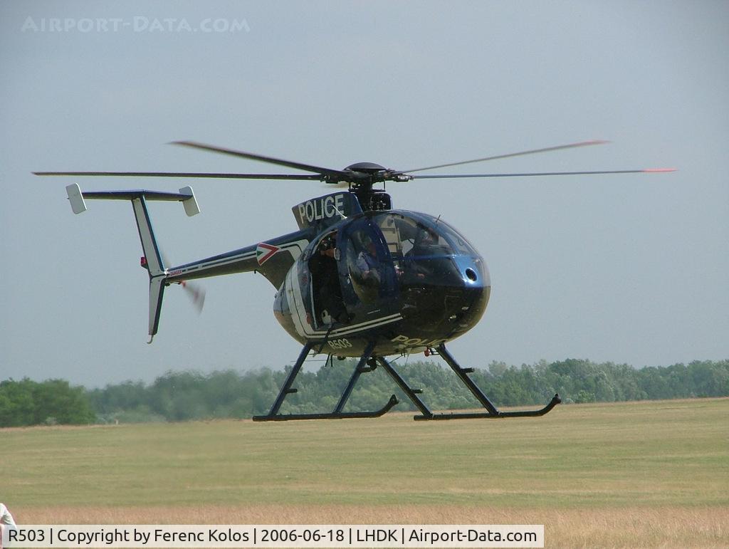R503, 1990 McDonnell Douglas MD-500E (369E) C/N 0415E, Dunakeszi