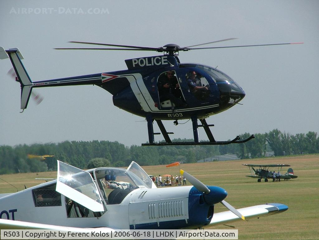 R503, 1990 McDonnell Douglas MD-500E (369E) C/N 0415E, Dunakeszi