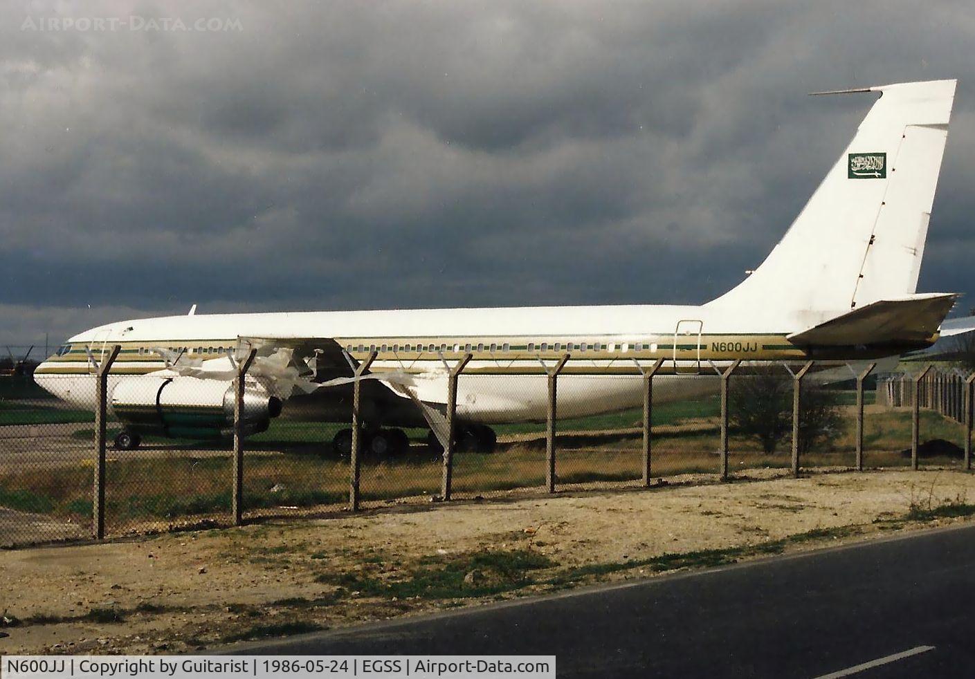N600JJ, 1959 Boeing 707-138B C/N 17702, Taken in the 1980's, It was a sad day to see this 707 at the scrapyard