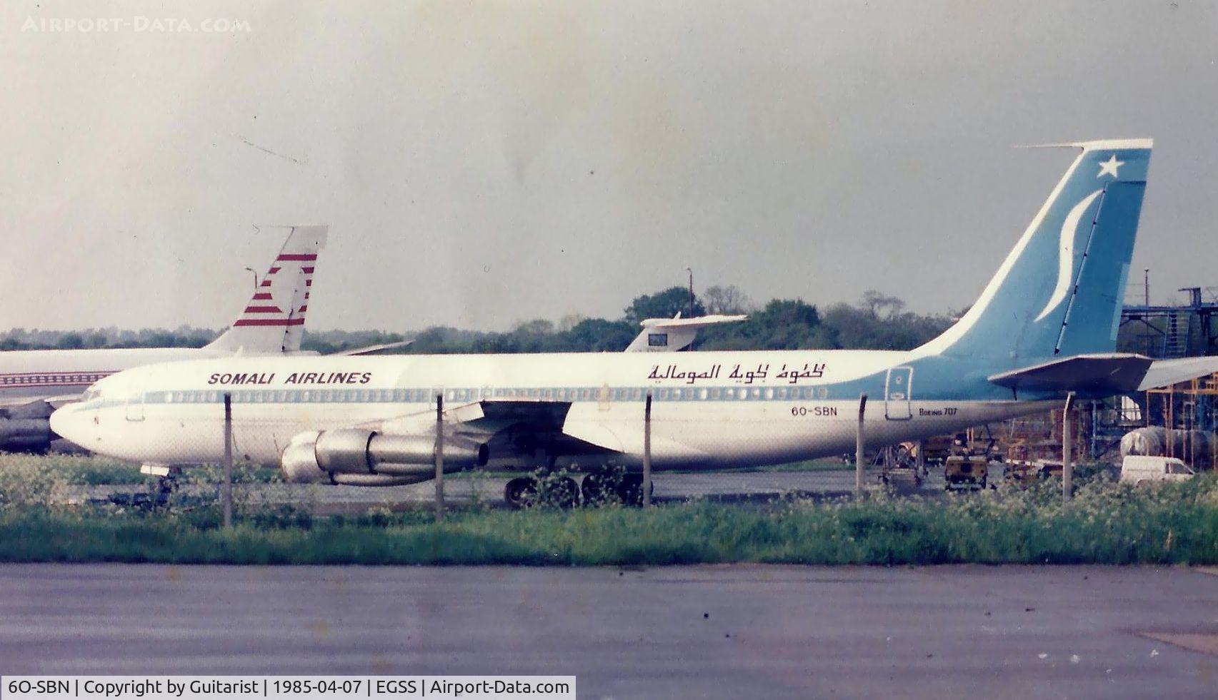 6O-SBN, 1965 Boeing 707-338C C/N 18954, Had a hangar tour on this 707, then it was scrapped. Another sad day