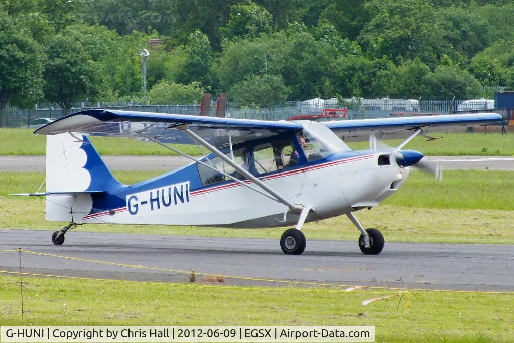 G-HUNI, 1973 Bellanca 7GCBC Citabria C/N 541-73, at the Air Britain flyin 2012