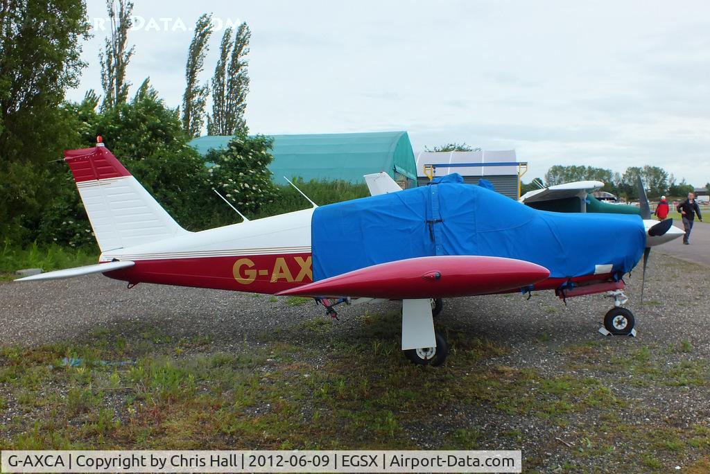 G-AXCA, 1969 Piper PA-28R-200 Cherokee Arrow C/N 28R-35053, at the Air Britain flyin 2012