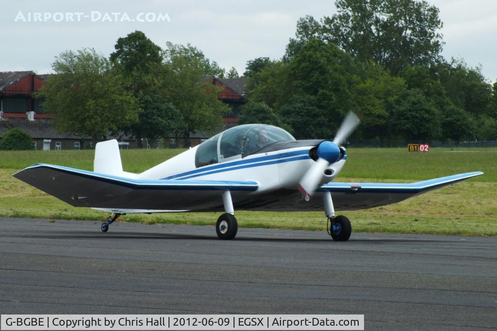 G-BGBE, 1961 SAN Jodel DR-1050 Ambassadeur C/N 260, at the Air Britain flyin 2012
